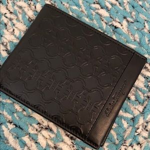 NWT Black Salvatore Ferragamo wallet for men